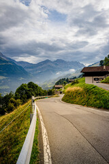 Canvas Print - Les Alpes Suisse autour de Val-d'Illiez Les Portes du Soleil