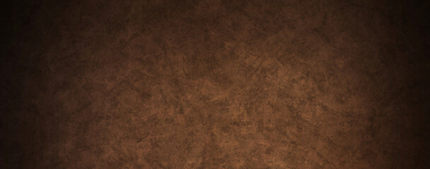 Fototapete - Vintage Scary Rock Concrete Wall Dark and Mysterious Banner Background Wallpaper