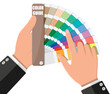 Color swatch, color palette guide