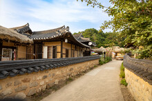 Traditional Village In Andong, Korea