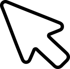 Leinwandbilder - Clean vector modern set of arrow cursors symbol icons