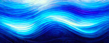 Colorful Abstract Wallpaper Texture Background Illustration, Blue Waves Of Digital Space