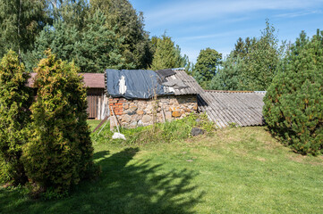 Wall Mural - old farm building