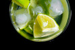 Brazilian Drink witk lemon and Gin , Caipirinha