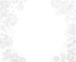 © Cute2u - Winter snowflake fantasy image background 02 White ver