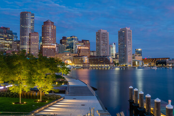 Wall Mural - The historical landmarks and sites of Boston, Massachusetts.