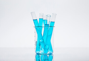 Biochemistry glass test tube apparatus