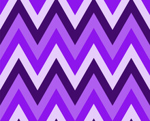 Zigzag Line Purple Seamless Background Vector