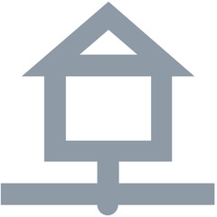 Wall Mural - Home Network Vector Icon