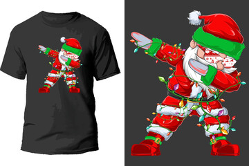 Wall Mural - christmas t shirt design.