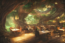 A Restaurant Inside The Tree