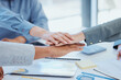 © Mumtaaz D/peopleimages.com - Teamwork, collaboration and hands of business team come together in solidarity, community or support for company project. Strategy meeting hand stack of marketing employee, worker or group of people