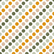 Brown And Green Dotted Diagonal Stripes, Pattern Illustration