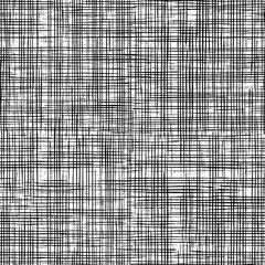 Sticker - Seamless pattern. Gray vector background, grunge style. The texture of the coarse woven material.