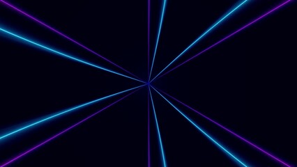 Wall Mural - vj abstract laser light colorful glowing neon lines background. video ultra 4k