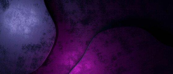 Simple Purple Dynamic Shape Abstract Minimal Background Smooth Grungy Spot Texture. 3D  Illustration