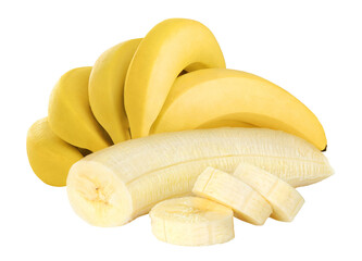 Leinwandbilder - Isolated bunch of bananas