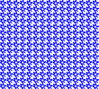 blue flower pattern