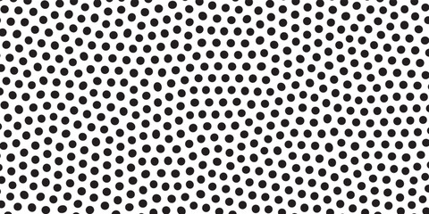 Canvas Print - Abstract organic background of black spots