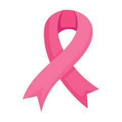 Canvas Print - breast cancer pink ribbon