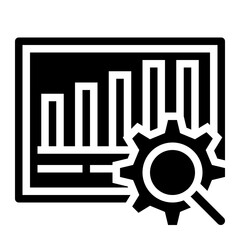 Sticker - business analyze icon