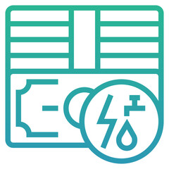 Poster - utilities cost icon