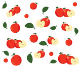 Fototapeta  - background healthy food fruit apple