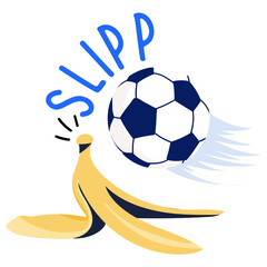 Sticker - A football match flat icon download