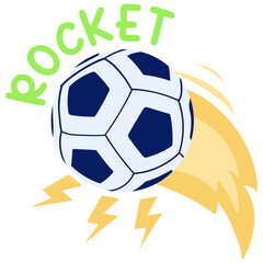 Sticker - A football match flat icon download