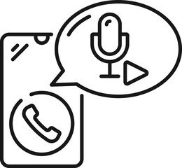 Poster - Interactive voice response call center app and mic