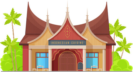 Sticker - Indonesian cuisine restaurant architecture design