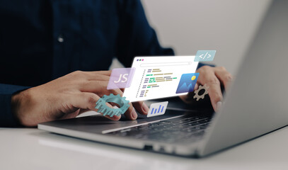 Aufkleber - Programming, website dashboard development, and coding. Technical support, website maintenance services