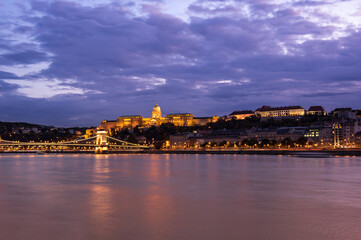 Wall Mural - View of the historical center of Budapest