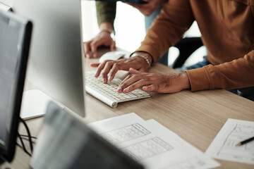 Wall Mural - junior software developer programming