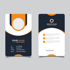 Wall Mural - modern and clean business id card template