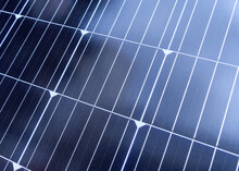 Background Of Blue Solar Energy Panels	