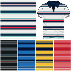 Polo t-shirt mockup template design for soccer jersey, football kit, golf, tennis, sportswear.