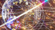 © vegefox.com - Global network. Blockchain. 3D illustration. Neural networks and artificial intelligence. Abstract