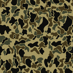 Trendy camouflage green pattern urban texture seamless print