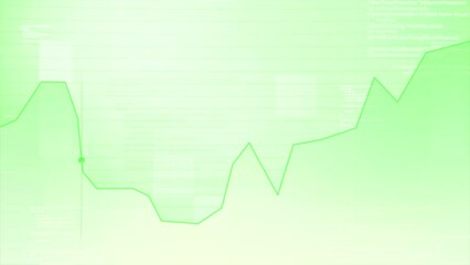 Wall Mural - point moves on graph with program codes. motion. animation with graph and point of indicators. softw