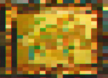 Framed Still Life Pixel Painting
