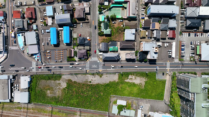Poster - 住宅地　真俯瞰　空撮