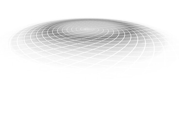 Poster - Round presentation platform. Raster graphics