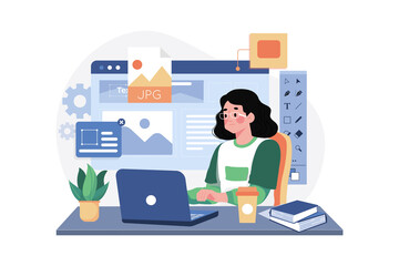 UX UI designer laptop development experience app.