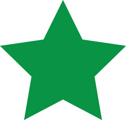 vector green star icon