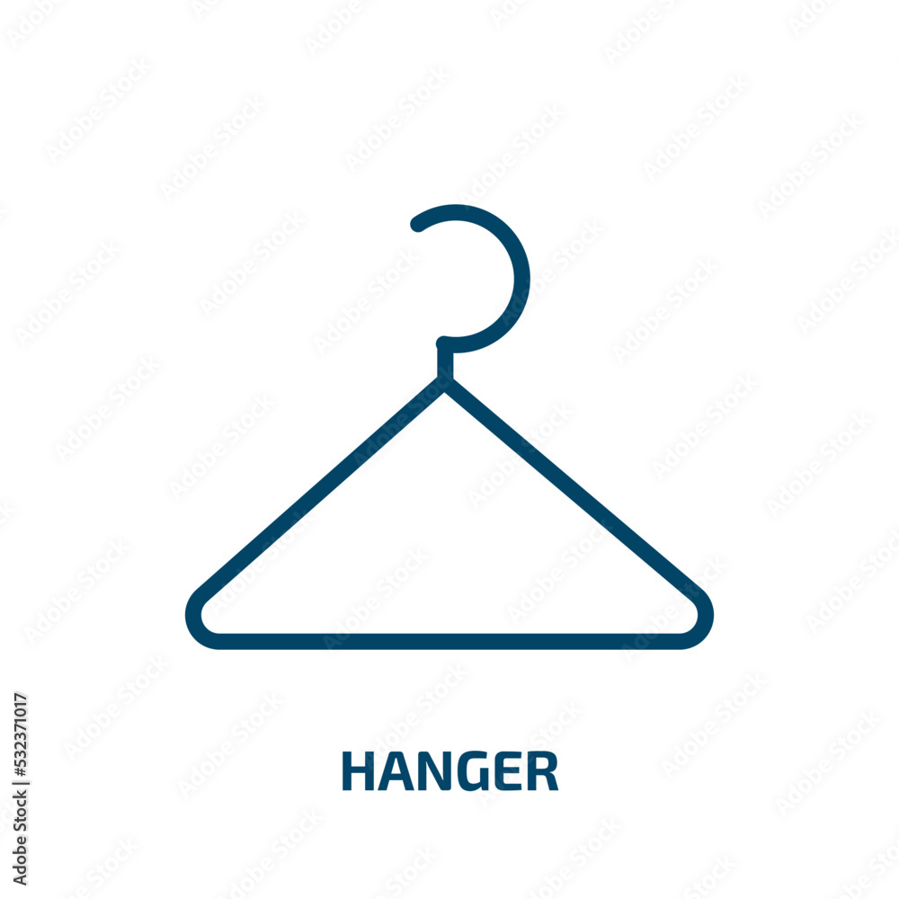 hanger icon from hotel and restaurant collection. Filled hanger ...