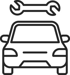 car service material icon vector