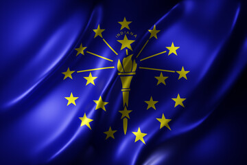 Wall Mural - Indiana State flag