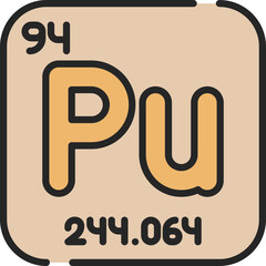Wall Mural - periodic table icon