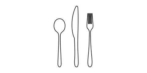 Fork, spoon and knife 2